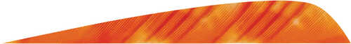 Gateway Parabolic Feathers Tre White/Orange 4 in. LW 50 pk.