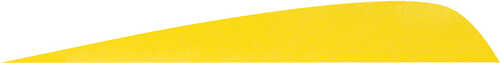 Gateway Parabolic Feathers Flo Yellow 4 in. RW 50 pk.