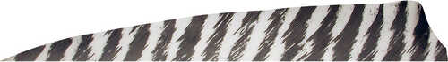 Gateway Shield Cut Feathers Barred White 4 in. RW 50 pk.