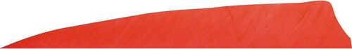 Gateway Shield Cut Feathers Red 4 in. RW 50 pk.