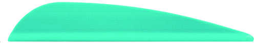 AAE Elite Plastifletch Vanes Teal 2.375 in. 100 pk.