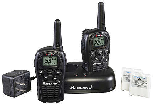 Midland LXT500VP3 2 Way Radio w/Batteries & Charge-img-0
