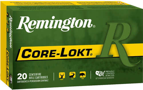 Remington Core-Lokt Centerfire Rifle Ammo 308 Win. 180 gr. Core-Lokt PSP 20 rd. Model: 21479