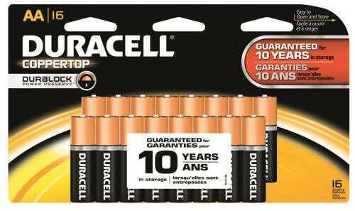 Duracell Coppertop Battery AA 16 pk. Model: MN1500B16Z16