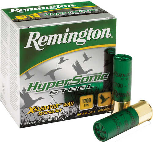 Remington HyperSonic Steel Loads 12 ga. 3.5 in. 1 3/8 oz. 2 Shot 25 rd. Model: 26795