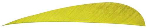 Trueflight Parabolic Feathers Yellow 4 in. LW 100 pk. Model: 1504