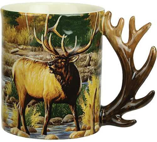 Rivers Edge Deluxe Mug - Elk Scene 15 oz.