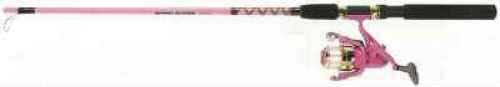 Master Fishing Roddy Hunter LED Combo Spin Pink 6ft 6in 2pc Size 6