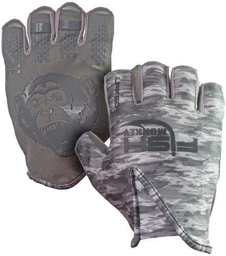 MONKEY GUIDE GLOVE XL STUBBY GREY WATER Model: FM18-GREYWTRCAM-XL