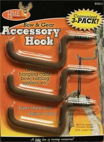 HME Products Accessory Hooks Bow & Gear Holders (Blister) 3 pack-img-0
