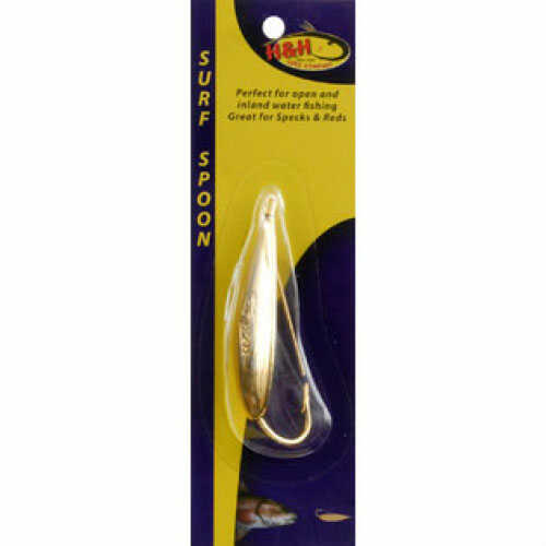 H&H Lure H&H Surf Spoon-Weedless 1/4 Gold Md#: HHSS14-02 - 1157448