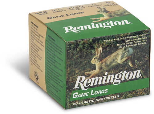 REMINGTON GAME LOAD SHOTSHELLS 20GA #6 Model: 20040