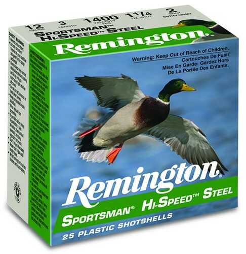 REMINGTON HI SPEED STEEL SHOT 12GA 3in BB Model: 20973