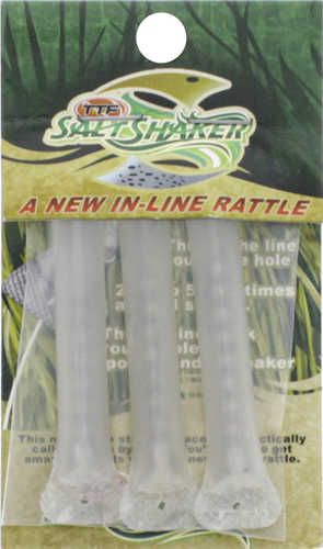 Tackle Salt Shaker 3pk Clear Rattle Model: Ss101-cl