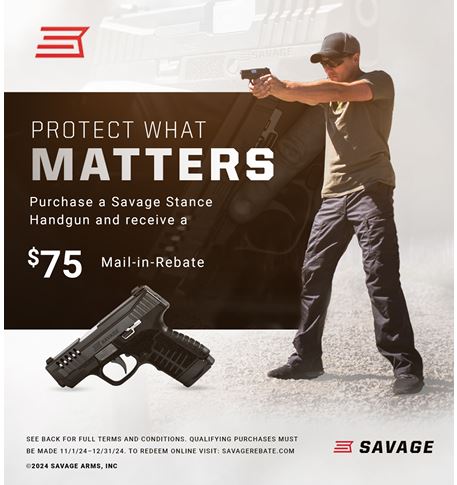 Savage – Protect What Matters Rebate