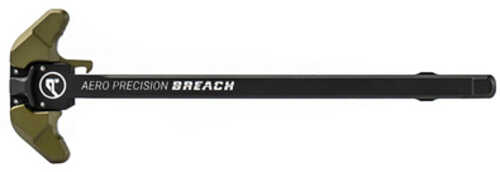 Aero Precision BREACH AR-10 Charging Handle Ambidextrous Small Lever Gas Deflection Shelf Anodized Finish Black and Oliv