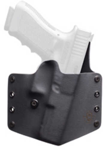BlackPoint Tactical Standard OWB Holster Fits Sig Sauer P320 AXG Legion Right Hand Black Kydex & Leather 1.75" Belt Loop