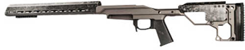 <span style="font-weight:bolder; ">Christensen</span> Arms Modern Precision Rifle Chassis Tungsten Cerakote Fits Remington 700 Short Action 17" M-Lok Forend 810-0