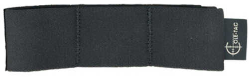 Cole-tac Elastic Organizer 3-cell Velcro Loop Backing Black Ee3002