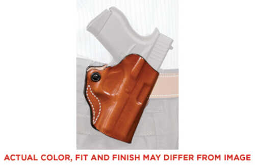 DeSantis Gunhide 019 Mini Scabbard Belt Holster Fits S&W M&P22 Compact Left Hand Tan Leather