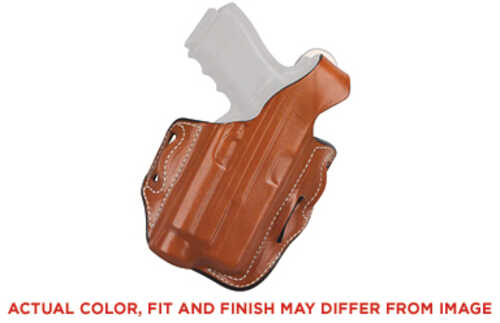 DeSantis Gunhide 117 TAC-LITE Belt Holster Right Hand Black Leather Fits Glock 19 23 w/ TLR-7/8