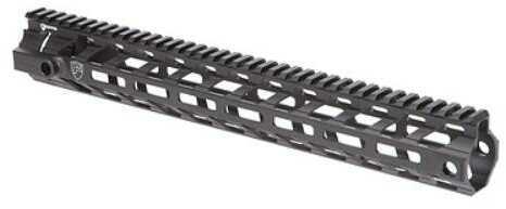 Fortis Manufacturing Inc. REV II Free Float Rail System 14" Continuous Picatinny Top MLOK at 3/6/9 Oclock Black An