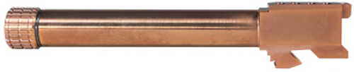 Grey Ghost Precision GGP-17 Match Grade Barrel Threaded 1/2X28 9MM DLC Finish Copper For Glock 17 Gen 3-4