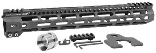 Midwest Industries MIULW14 Ultralight M-Lok Handguard AR-15 Black Hardcoat Anodized 6061-T6 Aluminum 14"