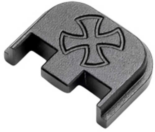 Noveske End Plate DLC Finish Black Noveske Cross Logo