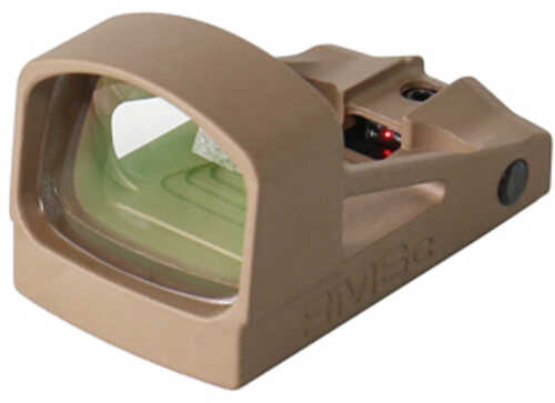 Shield <span style="font-weight:bolder; ">Sights</span> RMSc Glass Edition Reflex Sight Non Magnified 8 MOA Flat Dark Earth