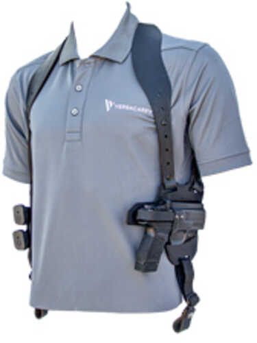 Versacarry Mayhem Shoulder Holster Right Hand Fits Sig P365 Leather Black