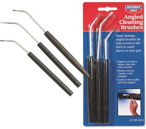 BC Angled Cleaning Brushes - Bronze/Nylon/Stainless