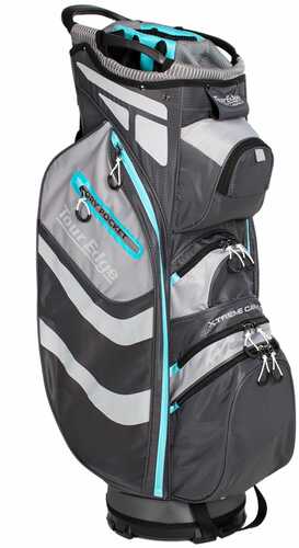 Tour Edge Hot Launch Xtreme Cart 5.0 Bag-silver-blue