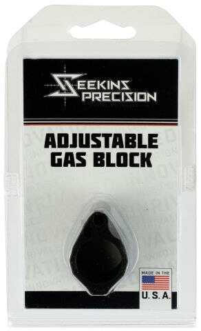 Seekins Precision 0011510031 Low Profile Adjustable Gas Block 1.37" x .94" Black Melonite