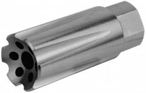 Tacfire 9mm (1/2x36) Linear Compensator Sound & Concussion Forwarder Stainless Steel