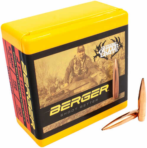 Berger Bullets 26550 Elite Hunter 6.5 mm .264 156 Gr Boat Tail (BT) 100