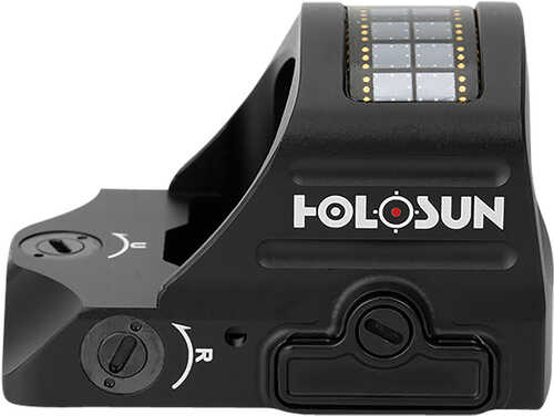 Holosun HS Pistol 1X 8 <span style="font-weight:bolder; ">MOA</span> Red Circle Dot Black Hardcoat Anodized