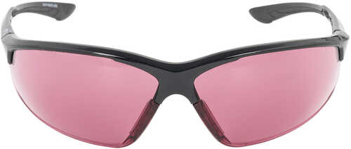 Walker's Ballistic Eyeware IKON Tanker Rose Lens With Matte Black Open Frame, Eva Foam Nose Piece & TPR F