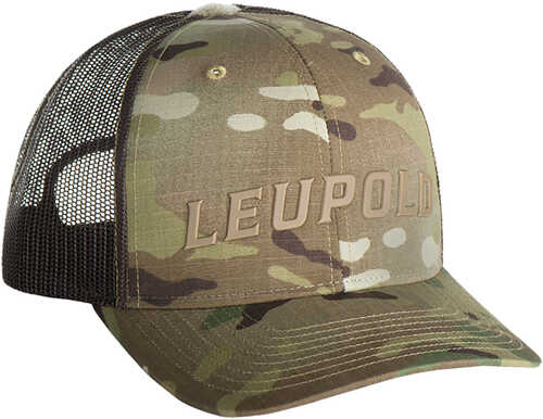 <span style="font-weight:bolder; ">Leupold</span> Wordmark Trucker Hat MultiCam OSFA