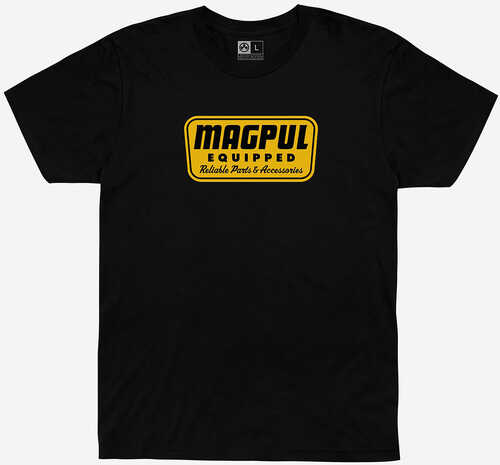 Magpul Equipped T-Shirt Black Short Sleeve 2XL