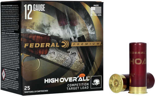 Federal HOA12L8 Premium High Over All 12 Gauge 2.75" 1 1/8 Oz 1145 Fps 8 Shot 25 Rounds