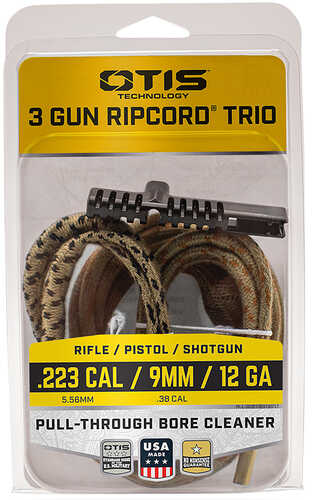 Otis Ripcord 3-Gun Trio 9mm/223 Cal/12 Gauge Universal Nomex/Rubber