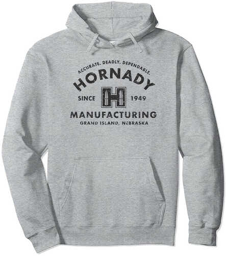 <span style="font-weight:bolder; ">Hornady</span> 99598l Accurate, Deadly, Dependable Gray Long Sleeve Large