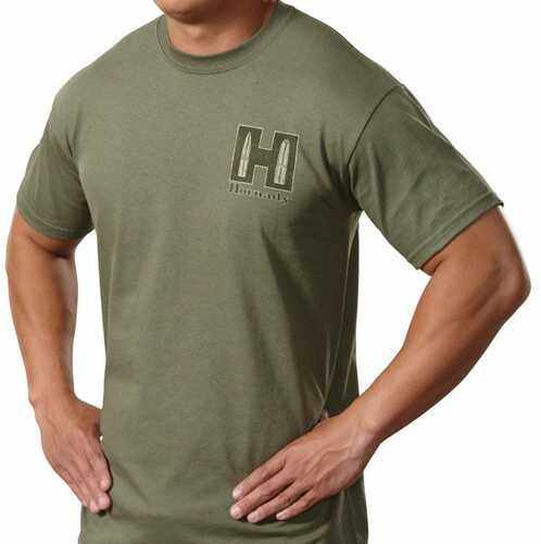 <span style="font-weight:bolder; ">Hornady</span> 99600xl T-shirt Od Green Cotton Short Sleeve Xl