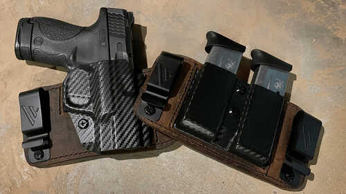 Versacarry Ins201g43 Insurgent Deluxe Iwb/owb Brown Polymer Belt Clip Fits Glock 43 Right Hand