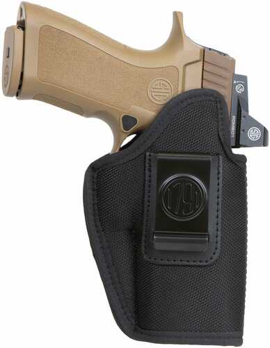 1791 Gunleather Pniwb5blkl Premium Nylon Iwb Size 05 Black Ballistic Clip-on Left Hand