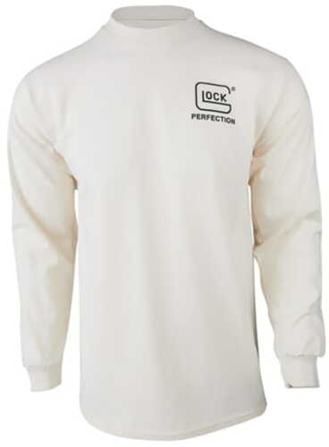 Glock Ap96073 Born In Austria Tan Pre-shrunk Cotton Long Sleeve Large