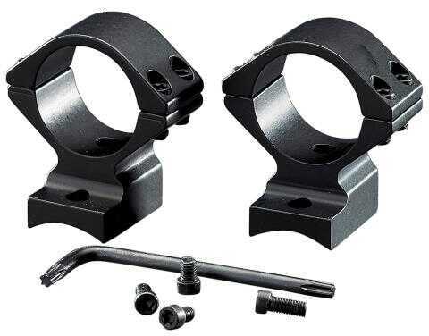 Browning Two-Piece Base/Rings For BAR & BLR, Standard Height Integral Mounting System, Matte Black Md: 12377