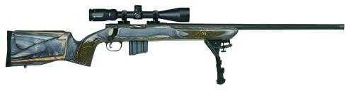 Mossberg MVP Varmint Bolt Action Rifle 223 Remington/5.56 Nato 24" Medium Fluted Barrel 5+1 Rounds Laminated Benchrest Gray Stock Blued 4-12x44mm Scope 27973