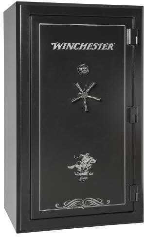 Winchester Safes Legacy 53 66.5"x36"x17" Interior 51-Long Gun Capacity Eletronic Lock Black Md: L72